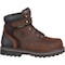 Georgia Boot Brookville, Men's Waterproof Work Boot, 9 M, Leather, 6 in Height, Dark Brown G7134 - alternate 2